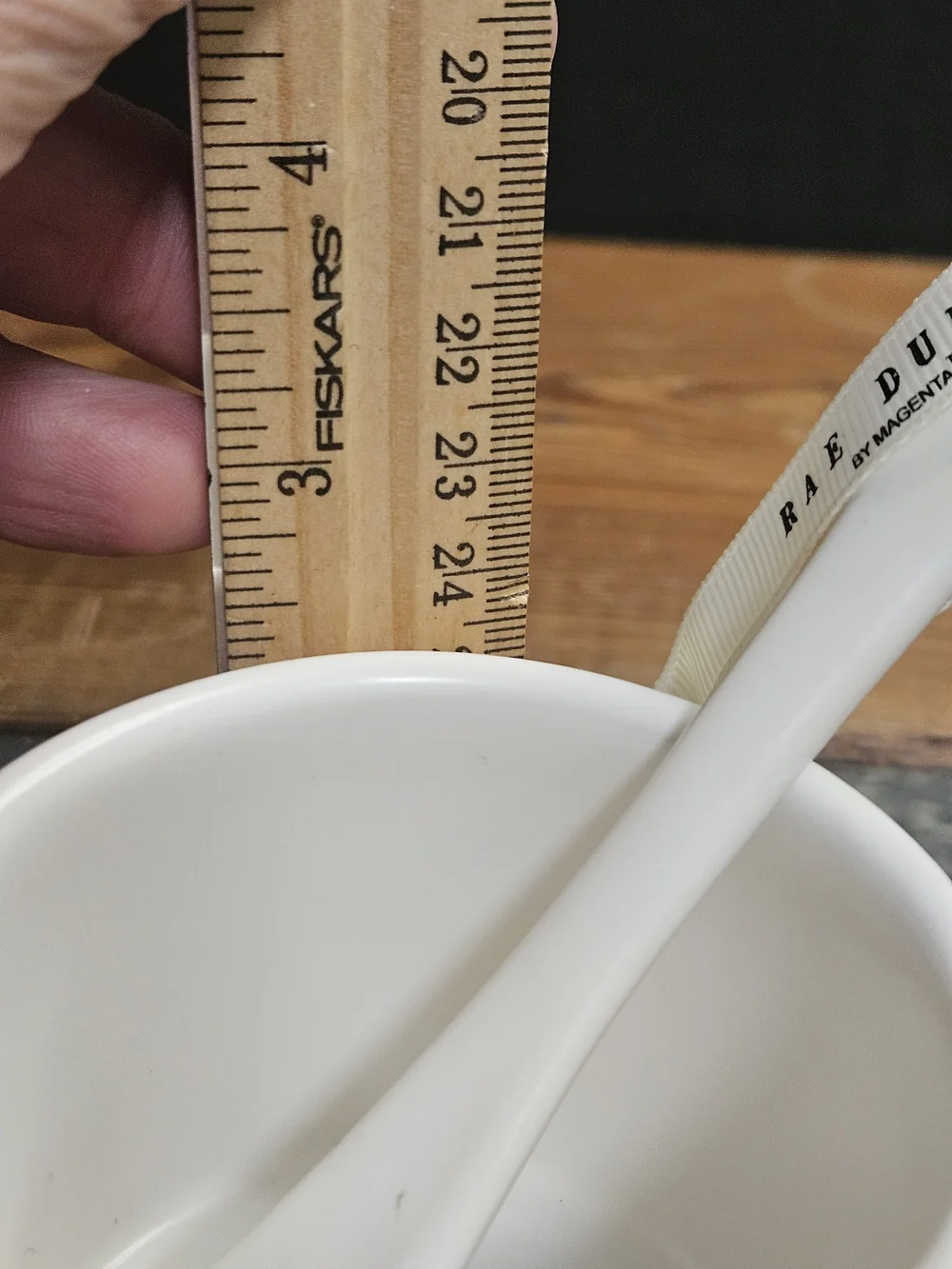 Rae Dunn White Jelly Ceramic Jar with Spoon